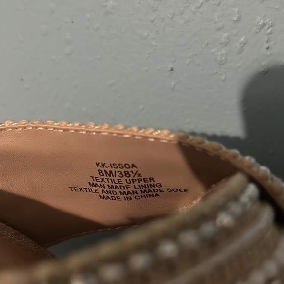 Nude Sparkly Wedges! - Picture 4 of 5